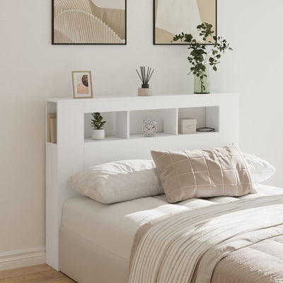 Valk sängynpääty led-valoilla Dionisios 140x18,5x103,5cm (puinen)