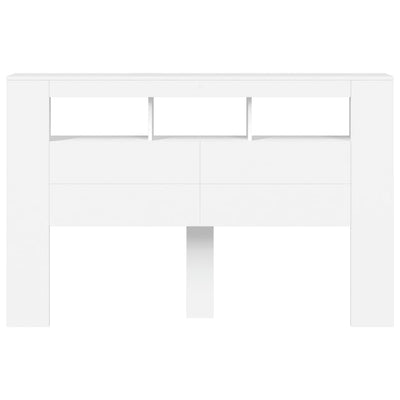 Valk sängynpääty led-valoilla Dionisios 160x18,5x103,5cm (puinen)