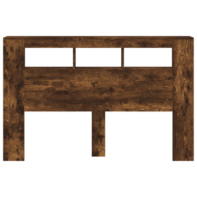 Savutammi sängynpääty led-valoilla Dionisios 160x18,5x103,5cm (puu)