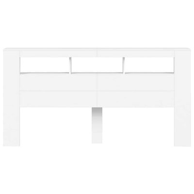 Valk sängynpääty led-valoilla Dionisios 200x18,5x103,5cm (puinen)