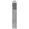 Sängynpääty LED-valoilla betoninharmaa 220x18,5x103,5 cm puu