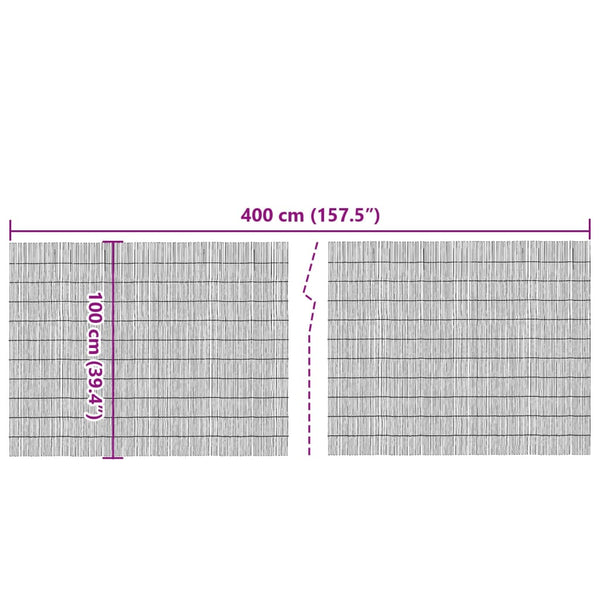 Puutarha-aita 400x100 cm kaisla