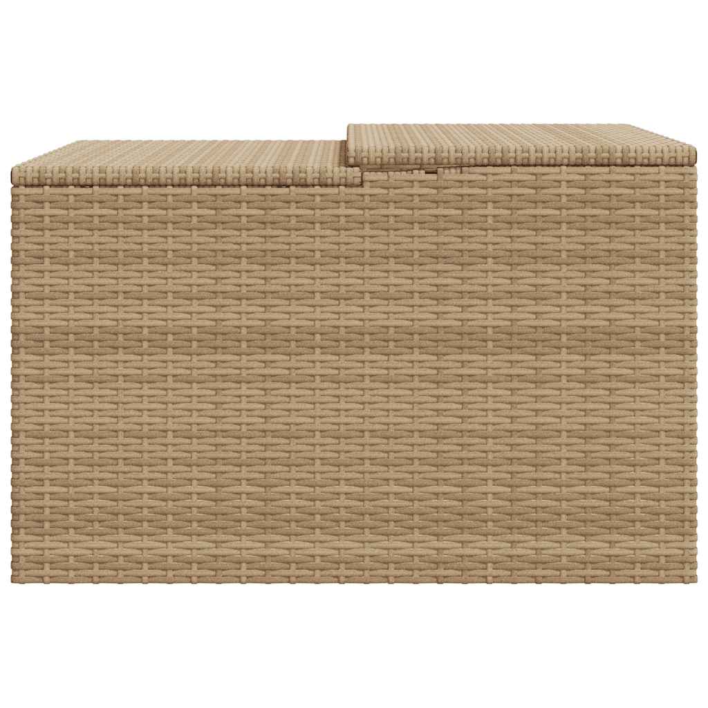 Robottiruohonleikkurin katos beige 86x90x52/57 cm polyrottinki