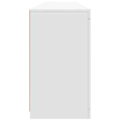 Senkki LED-valoilla valkoinen 162x37x67 cm