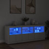 Senkki LED-valoilla valkoinen 181,5x37x67 cm