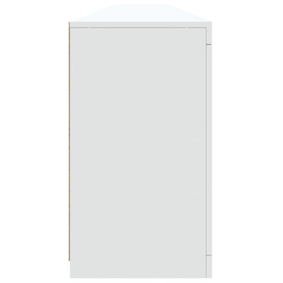 Senkki LED-valoilla valkoinen 283x37x67 cm