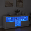 Senkki LED-valoilla valkoinen 162x37x67 cm