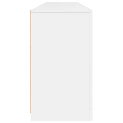 Senkki LED-valoilla valkoinen 164x37x67 cm
