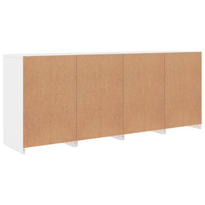 Senkki LED-valoilla valkoinen 164x37x67 cm
