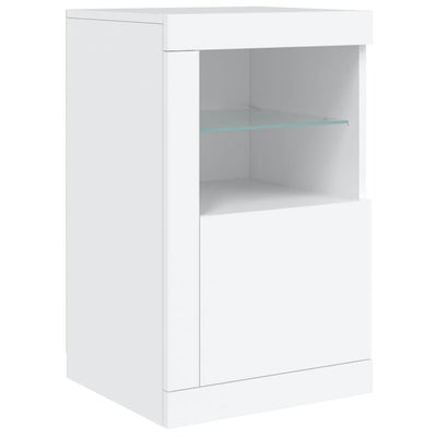 Senkki LED-valoilla valkoinen 164x37x67 cm