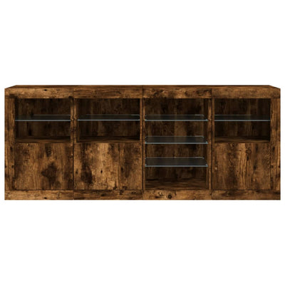 Senkki LED-valoilla savutammi 164x37x67 cm