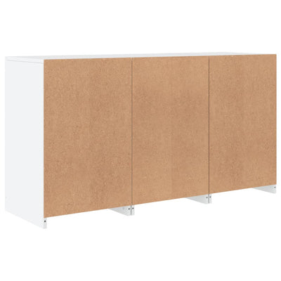 Senkki LED-valoilla valkoinen 123x37x67 cm