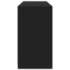Senkki LED-valoilla musta 123x37x67 cm