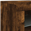 Senkki LED-valoilla savutammi 123x37x67 cm