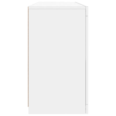 Senkki LED-valoilla valkoinen 142,5x37x67 cm