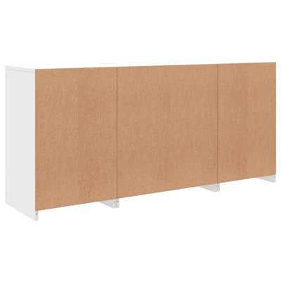 Senkki LED-valoilla valkoinen 142,5x37x67 cm