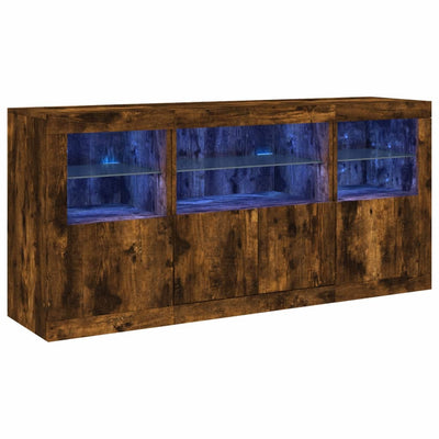 Senkki LED-valoilla savutammi 142,5x37x67 cm