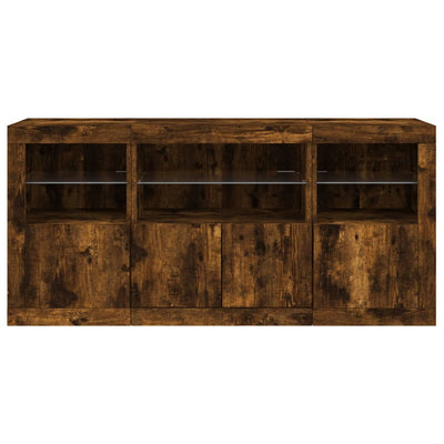 Senkki LED-valoilla savutammi 142,5x37x67 cm