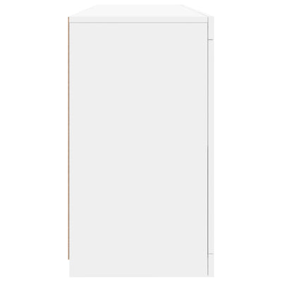 Senkki LED-valoilla valkoinen 163x37x67 cm