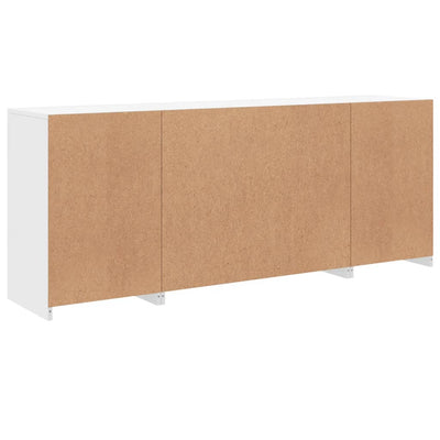 Senkki LED-valoilla valkoinen 163x37x67 cm