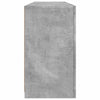 Senkki LED-valoilla betoninharmaa 163x37x67 cm