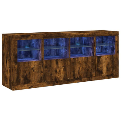 Senkki LED-valoilla savutammi 163x37x67 cm