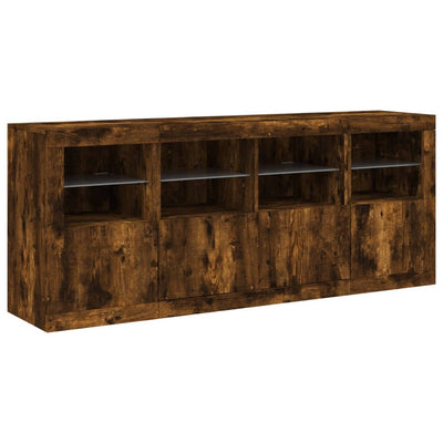 Senkki LED-valoilla savutammi 163x37x67 cm