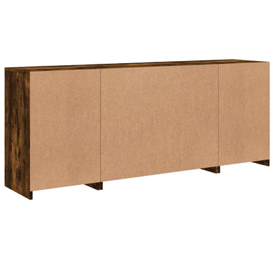 Senkki LED-valoilla savutammi 163x37x67 cm
