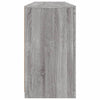Senkki LED-valoilla harmaa Sonoma 163x37x67 cm