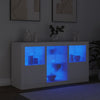 Senkki LED-valoilla valkoinen 123x37x67 cm