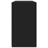 Senkki LED-valoilla musta 123x37x67 cm
