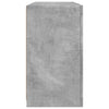 Senkki LED-valoilla betoninharmaa 123x37x67 cm