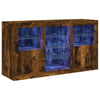 Senkki LED-valoilla savutammi 123x37x67 cm