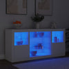 Senkki LED-valoilla valkoinen 142,5x37x67 cm