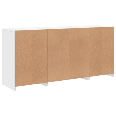 Senkki LED-valoilla valkoinen 142,5x37x67 cm