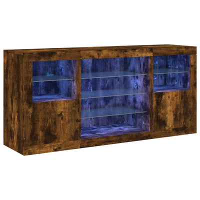 Senkki LED-valoilla savutammi 142,5x37x67 cm