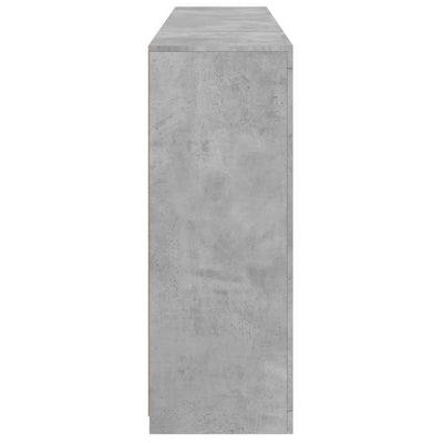 Senkit LED-valoilla 3 kpl betoninharmaa tekninen puu