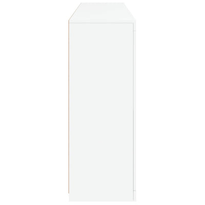 Senkki LED-valoilla valkoinen 162x37x100 cm