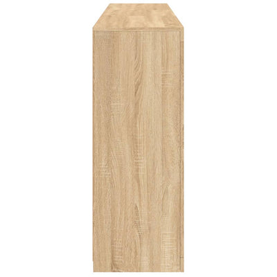 Sonoma-tammi senkki led-valoilla Dumitrean 162x37x100cm