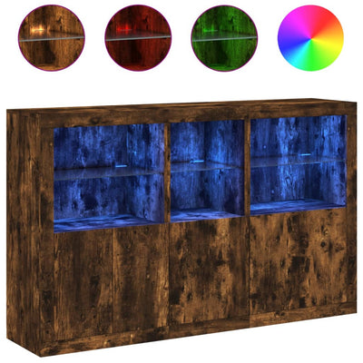 Senkki LED-valoilla savutammi 162x37x100 cm