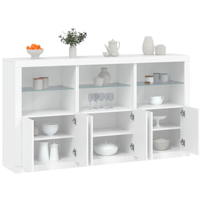 Senkki LED-valoilla valkoinen 181,5x37x100 cm