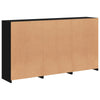 Senkki LED-valoilla musta 181,5x37x100 cm