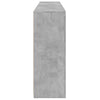 Senkki LED-valoilla betoninharmaa 181,5x37x100 cm