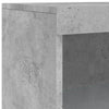Senkki LED-valoilla betoninharmaa 181,5x37x100 cm