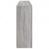Senkki LED-valoilla harmaa Sonoma 181,5x37x100 cm