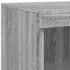 Senkki LED-valoilla harmaa Sonoma 181,5x37x100 cm