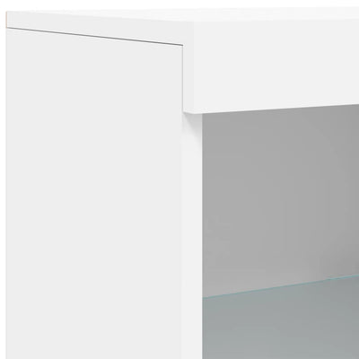Senkki LED-valoilla valkoinen 162x37x100 cm