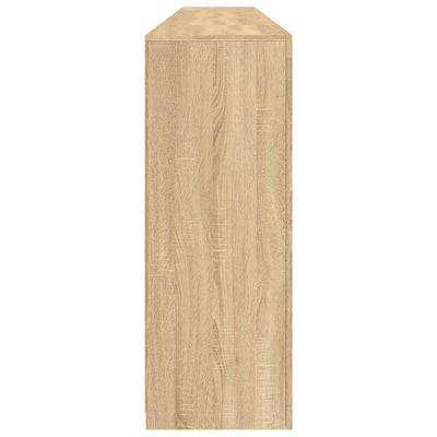 Sonoma-tammi senkki led-valoilla Parseh 162x37x100cm