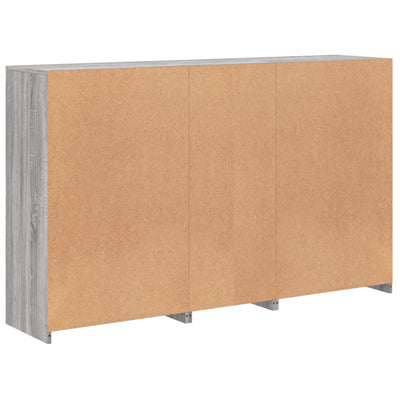 Harmaa senkki led-valoilla Parseh 162x37x100cm