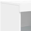 Senkki LED-valoilla valkoinen 181,5x37x100 cm